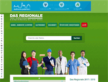 Tablet Screenshot of dasregionale.net